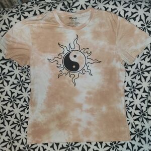 Mad Engine Mens Yin Yang Tribal Sun t-shirt